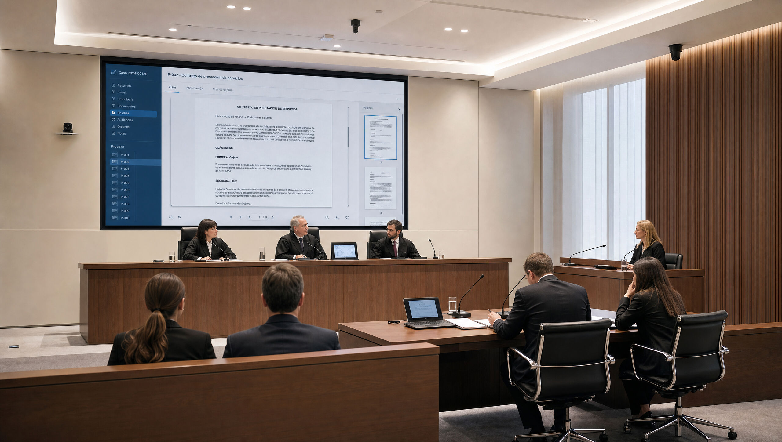 Sala de Audiencias Judiciales